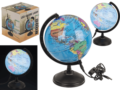 Lamp with LED, Globe,