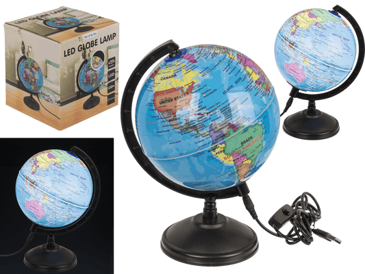 Lamp with LED, Globe,