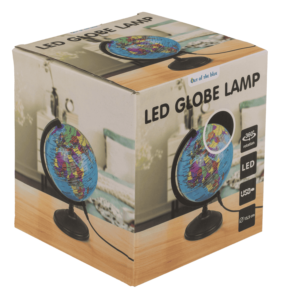Lamp with LED, Globe,
