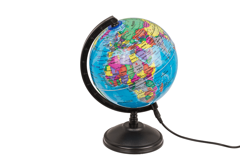 Lamp with LED, Globe,