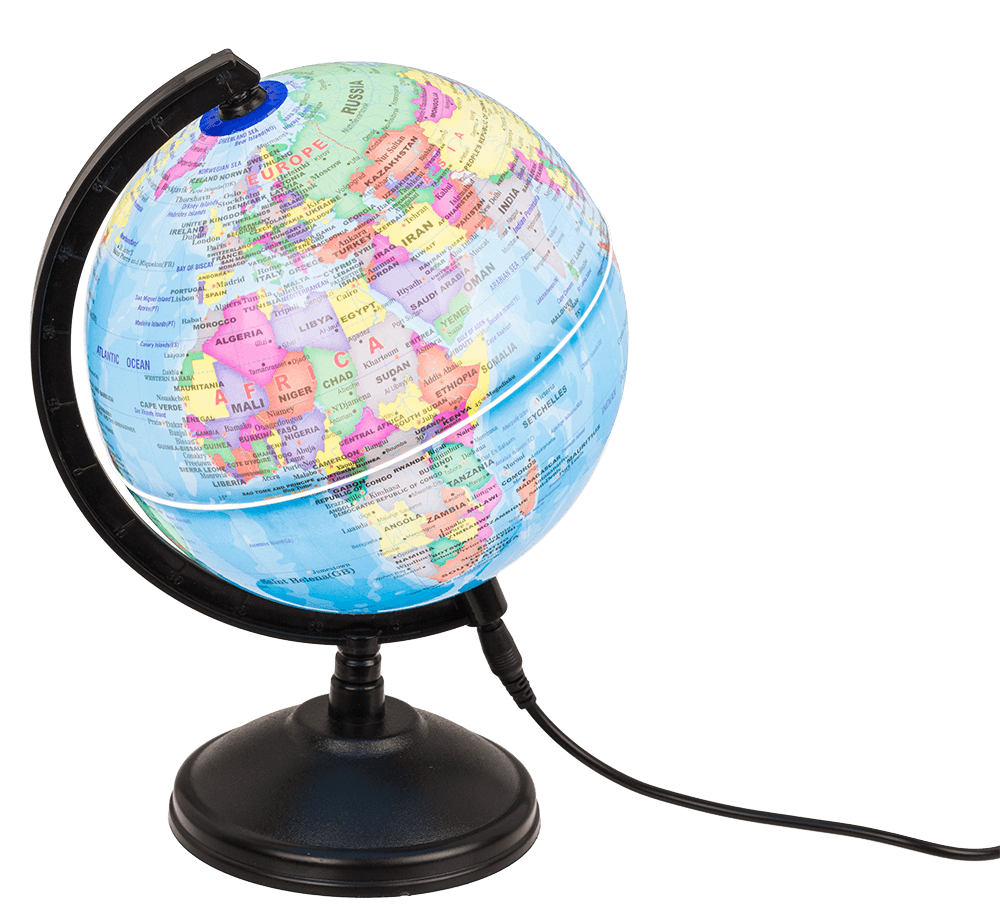 Lamp with LED, Globe,