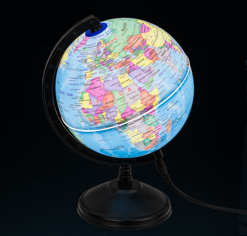 Lamp with LED, Globe,