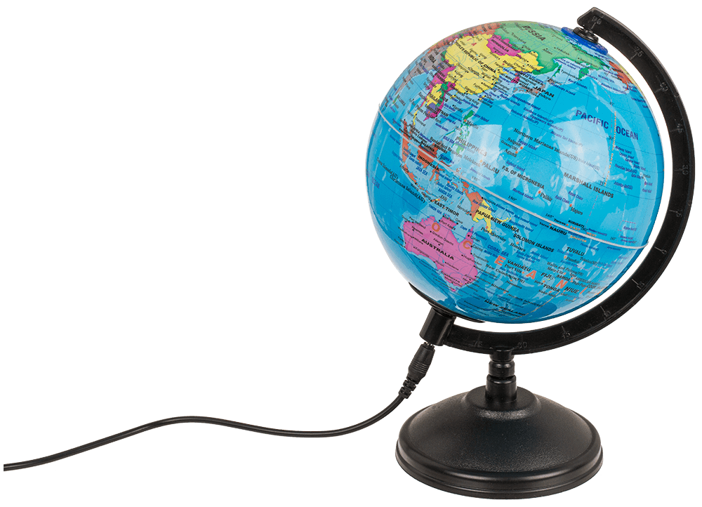 Lamp with LED, Globe,