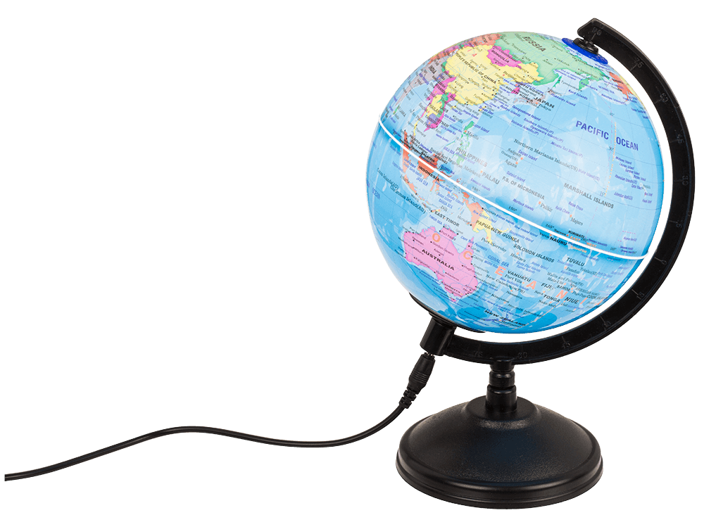 Lamp with LED, Globe,