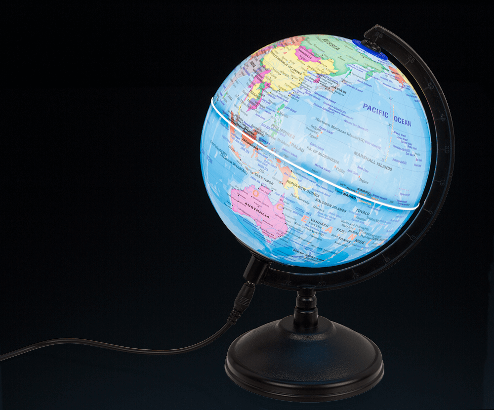 Lamp with LED, Globe,