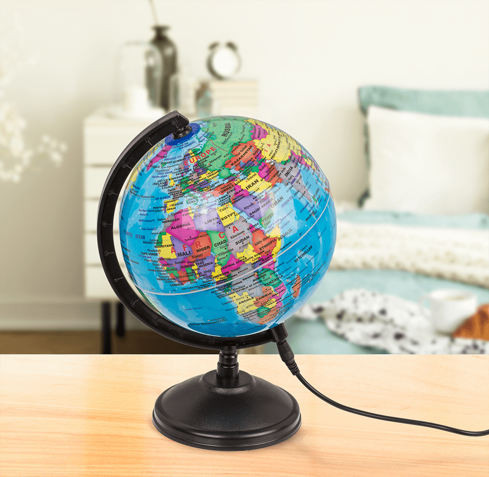 Lamp with LED, Globe,