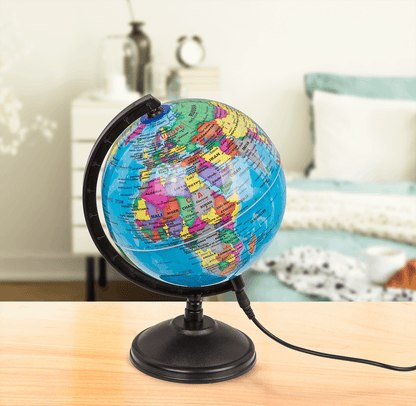 Lamp with LED, Globe,
