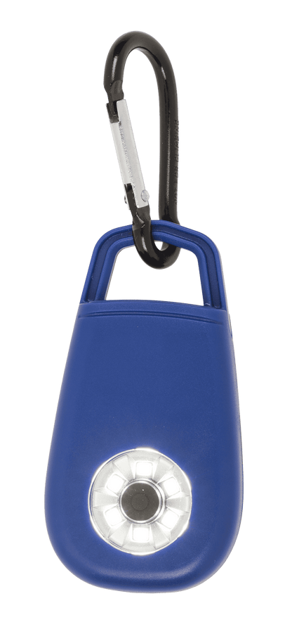 Pocket alarm with LED & snap hook,