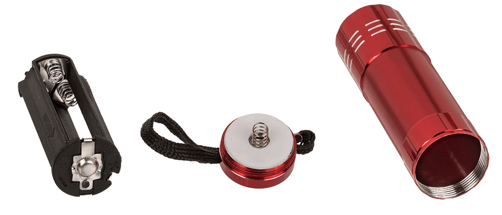 Alu  torch with COB-LED, CA: 8,5 cm,