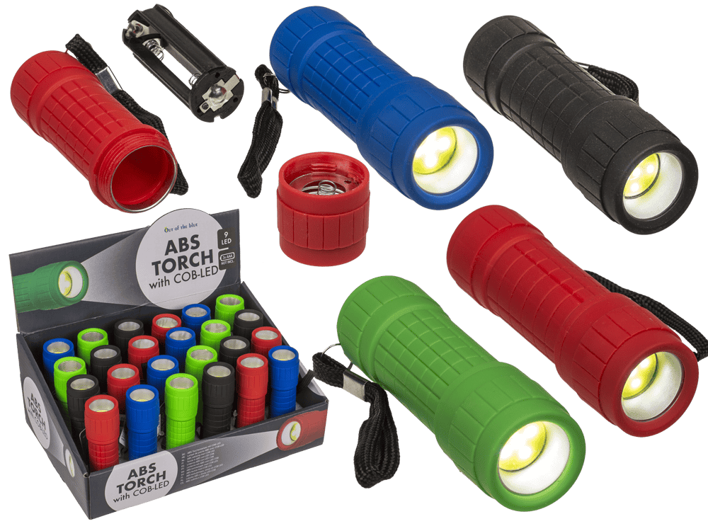 ABS  torch with COB-LED, ca 10 cm,