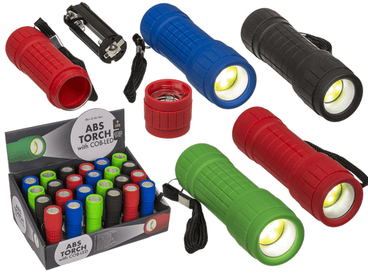 ABS  torch with COB-LED, ca 10 cm,