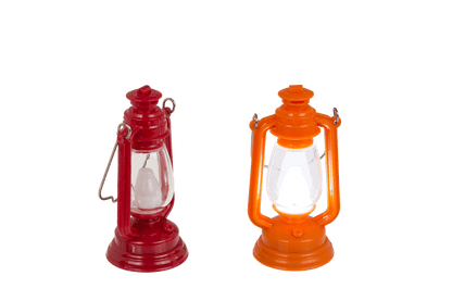 Mini LED storm lantern, 9 x 4 cm,