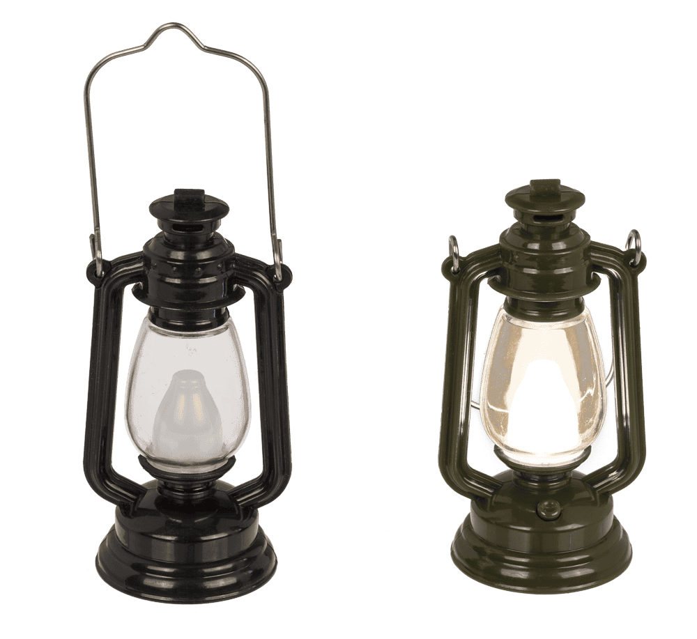 Mini LED storm lantern, 9 x 4 cm,