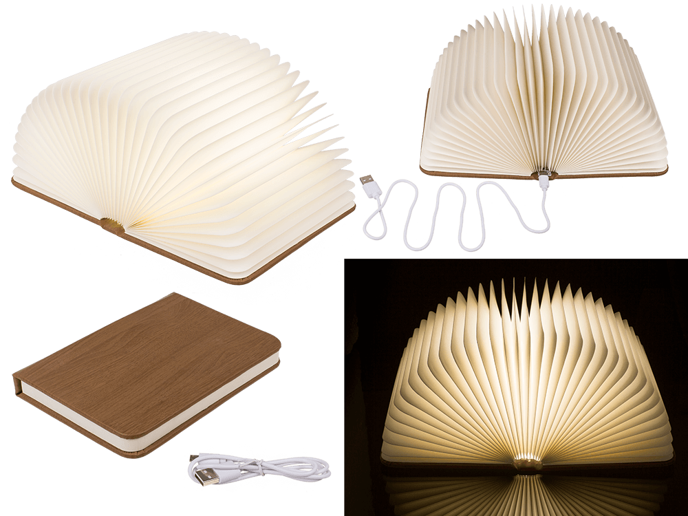 LED mood lamp, Book, ca. 17 x 13 cm,