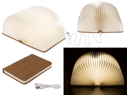 LED mood lamp, Book, ca. 17 x 13 cm,