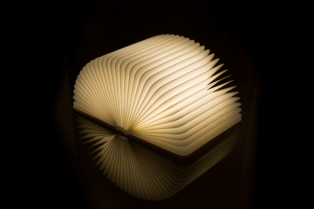 LED mood lamp, Book, ca. 17 x 13 cm,