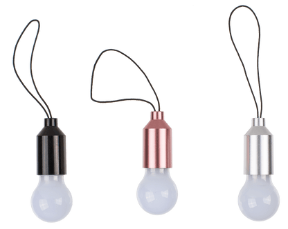 Mini LED pushing lamp, ca. 5 cm, 3 colours ass.,