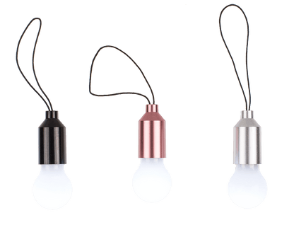 Mini LED pushing lamp, ca. 5 cm, 3 colours ass.,