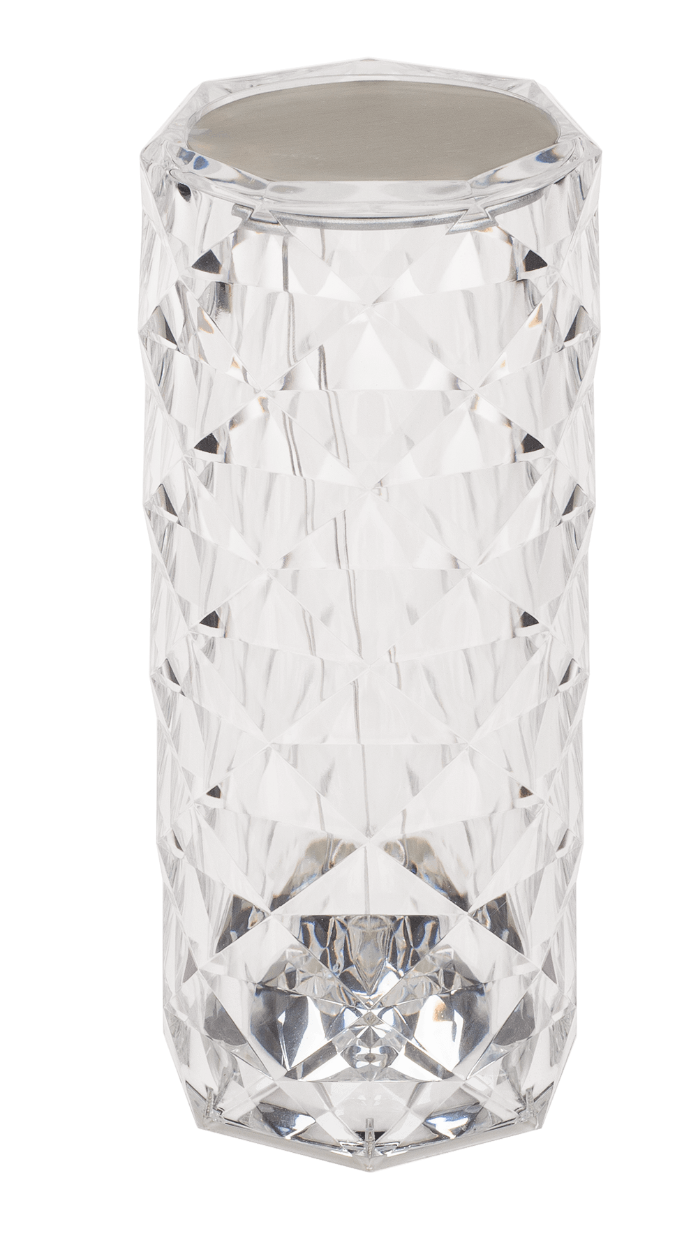 Crystal Lamp, ca. 21 x 9 cm, with colour changing