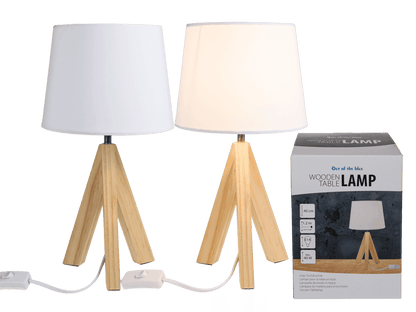 Wooden table lamp I,