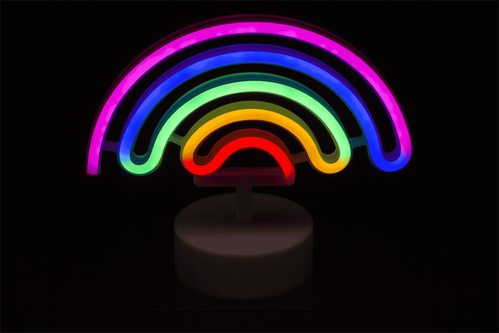 Neon light, Pride,ca. 25 x 10 x 17,5 cm,