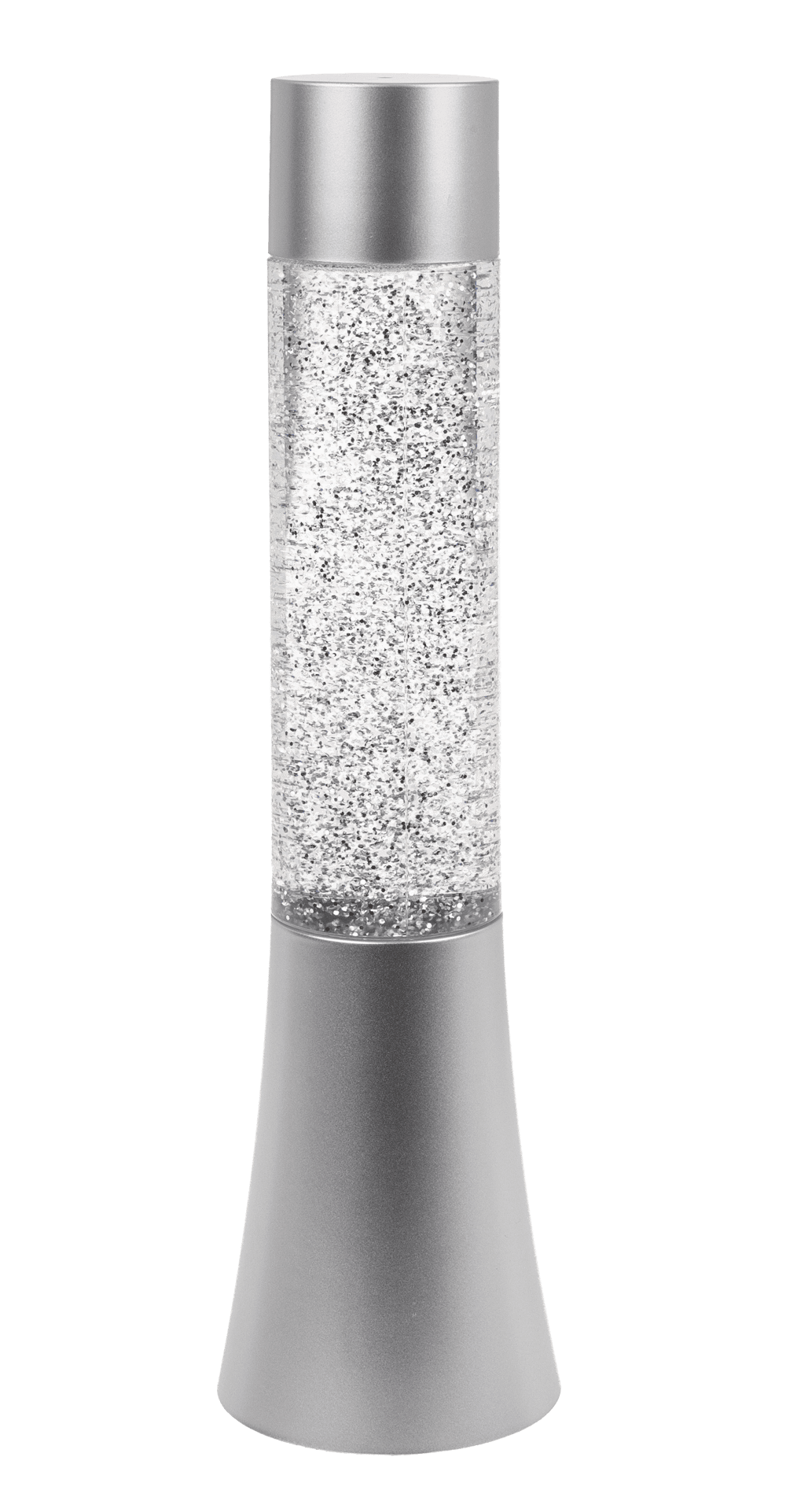 Glitter lamp with colour changing LED,