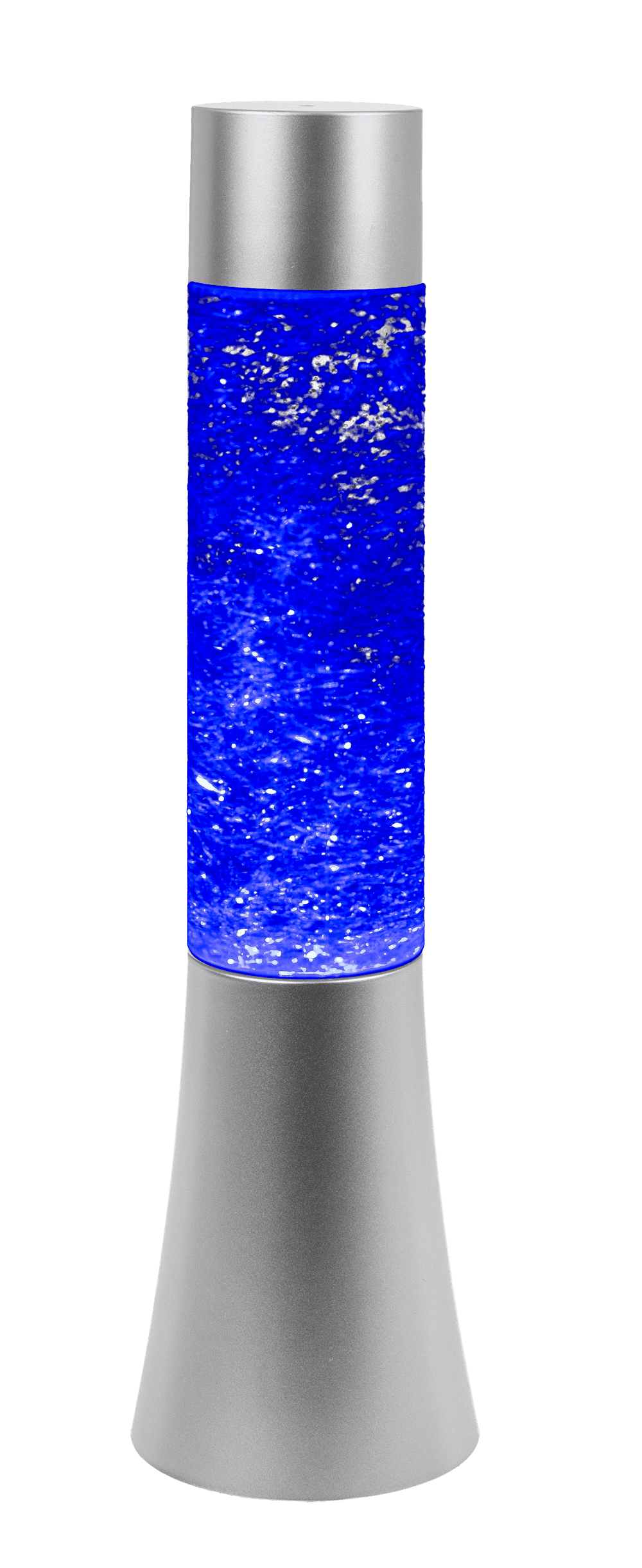 Glitter lamp with colour changing LED,