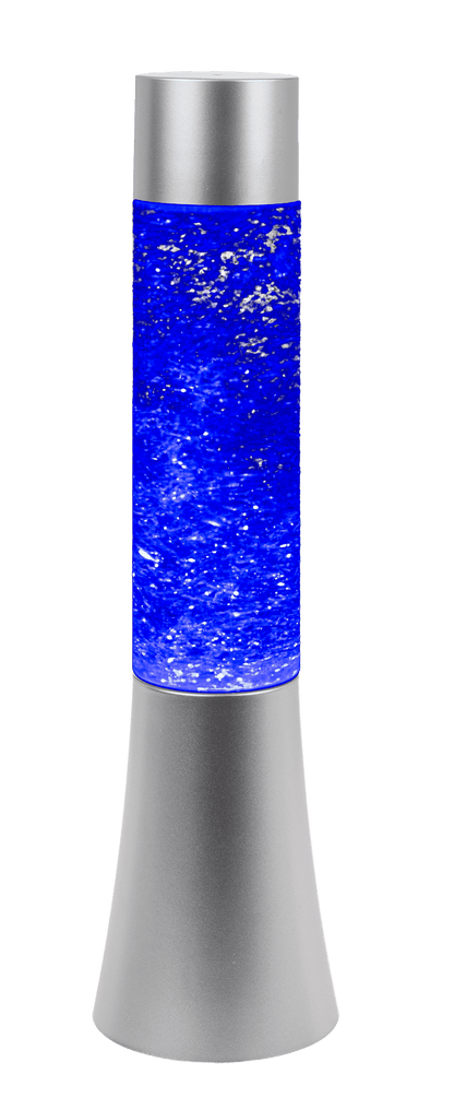 Glitter lamp with colour changing LED,