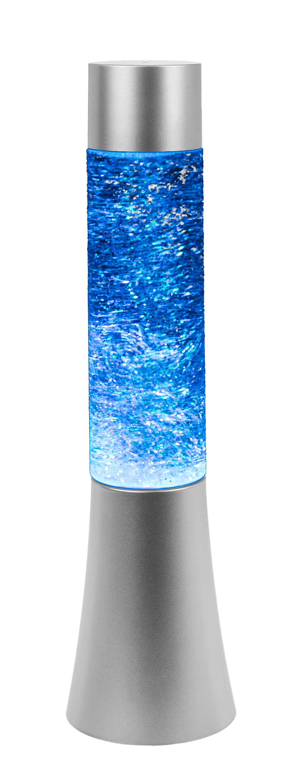 Glitter lamp with colour changing LED,