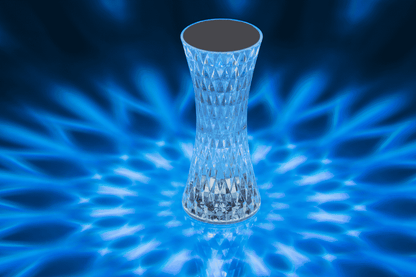 Crystal light, with colour-changing LED,