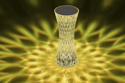 Crystal light, with colour-changing LED,