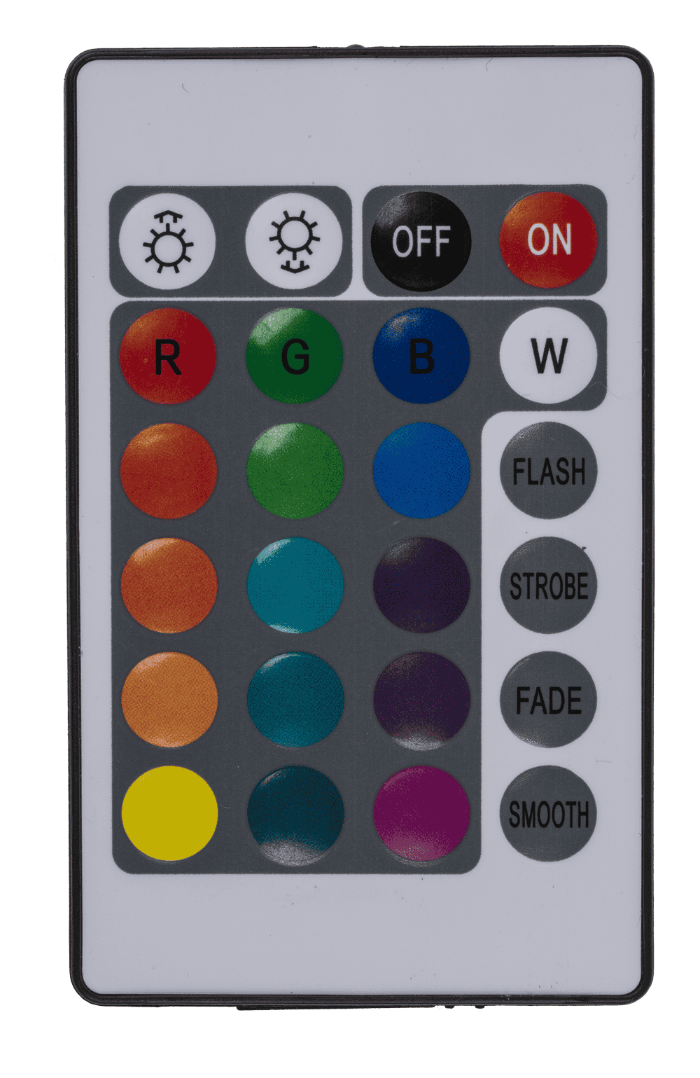 Crystal light, with colour-changing LED,