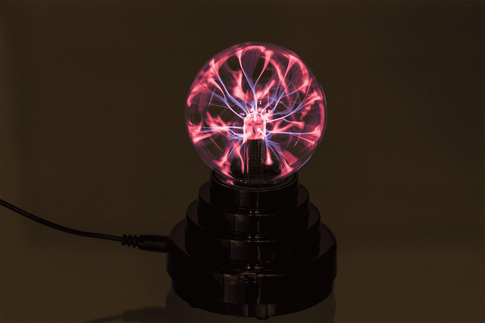 Plasma ball, ca. 10  x 14 cm,