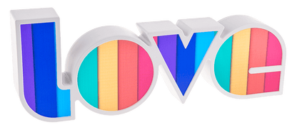 Light, Rainbow Love, ca. 36 x 13,5 cm,