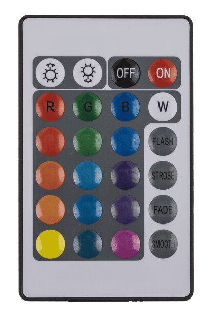 Rotating sand picture, with colour-changing LED