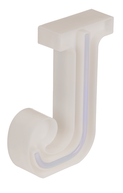 Neon Light Letter; J, Height: 16 cm, for