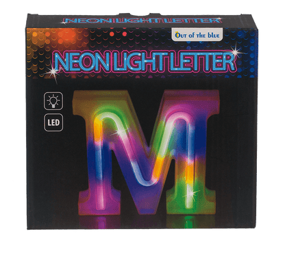 Neon Light Letter, M, Height: 16 cm, for