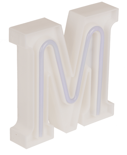 Neon Light Letter, M, Height: 16 cm, for