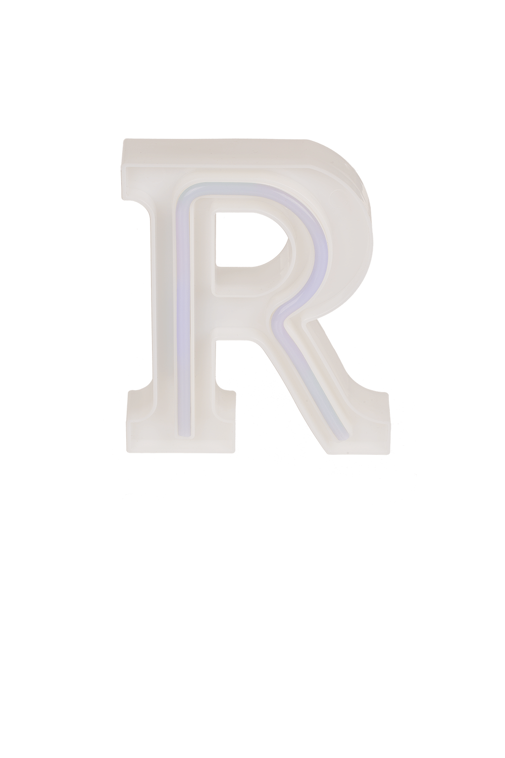 Neon Light Letter, R, Height: 16 cm, for