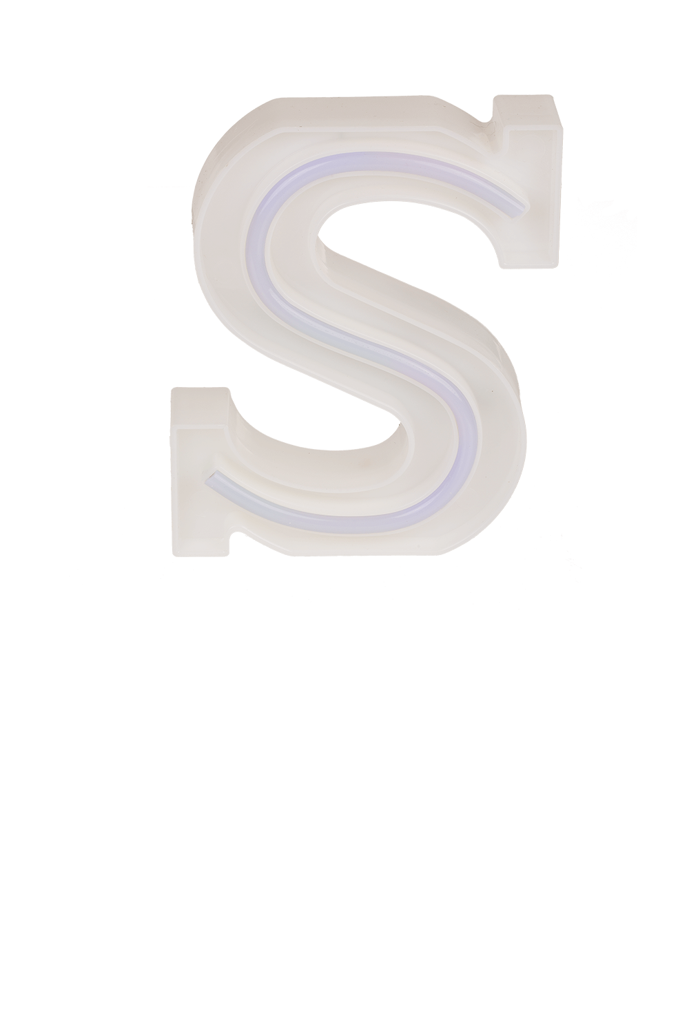 Neon Light Letter, S, Height: 16 cm, for