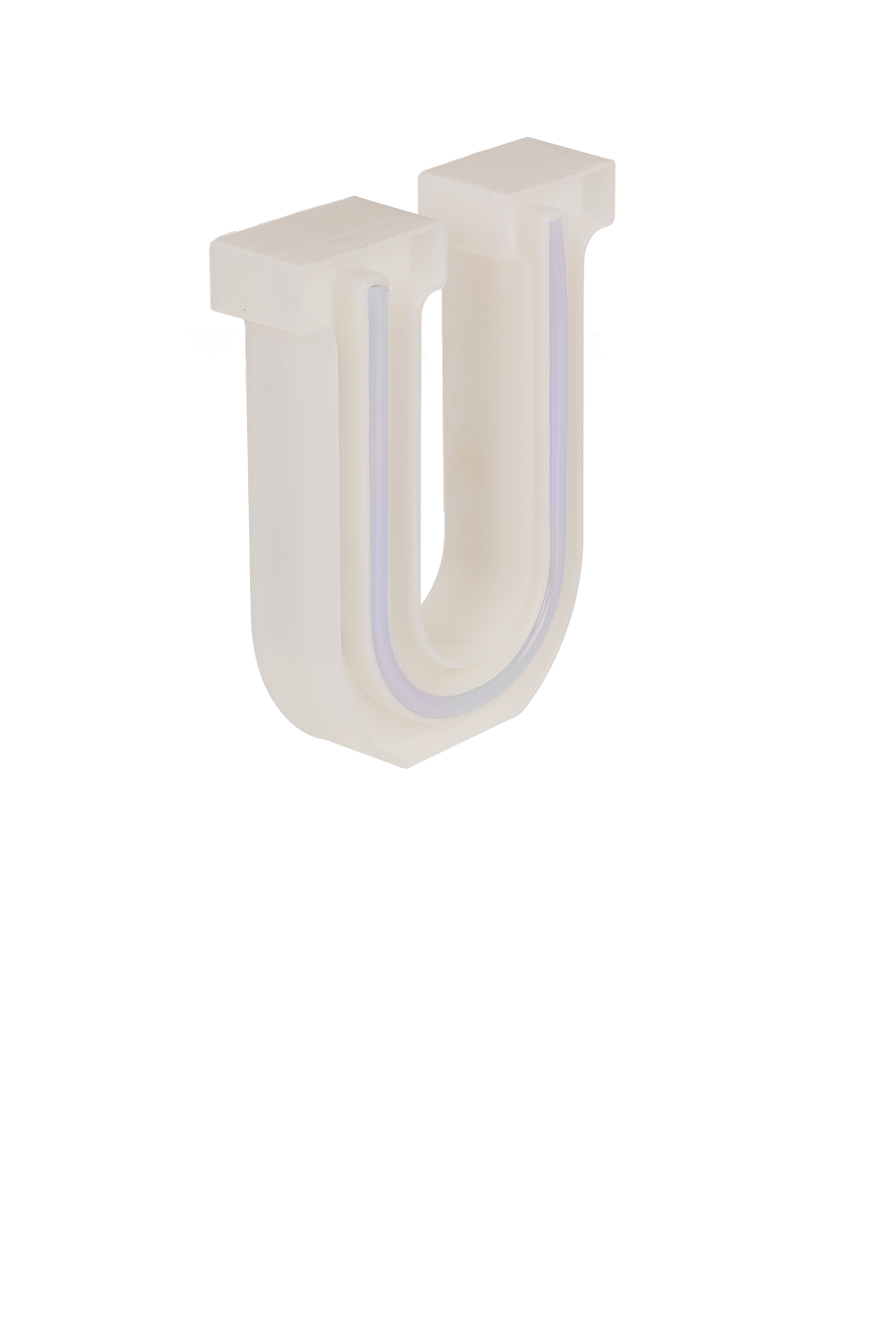 Neon Light Letter, U, Height: 16 cm, for
