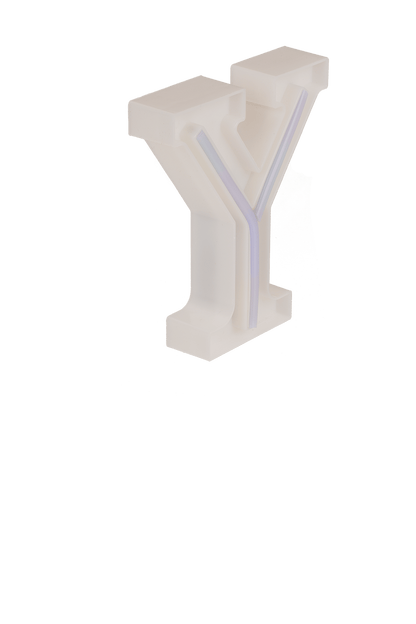 Neon Light Letter; Y, Height: 16 cm, for