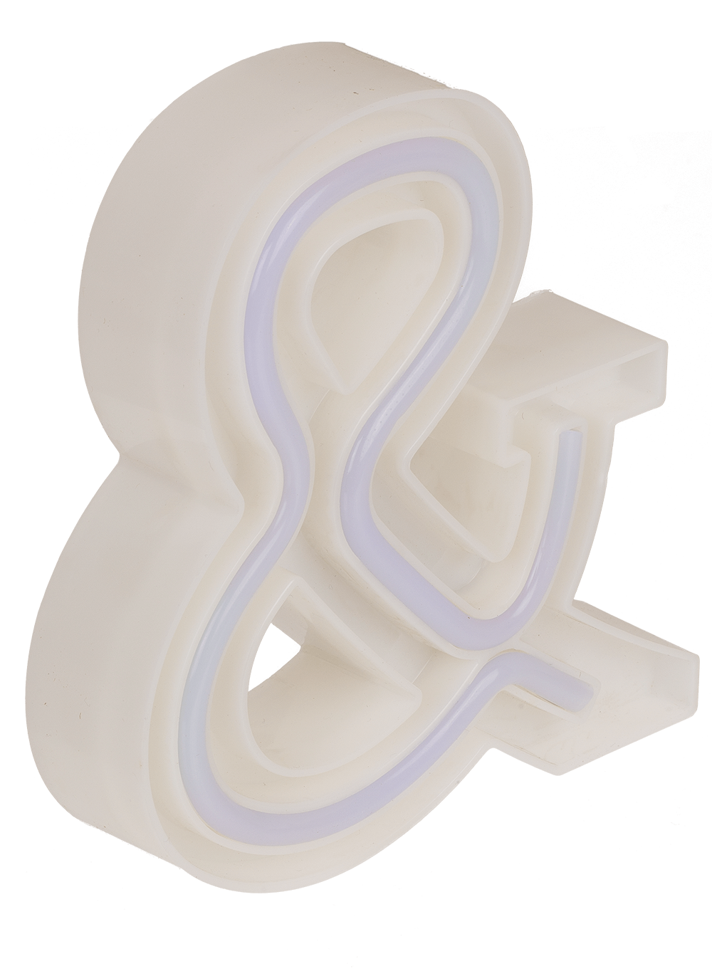 Neon Light Letter; &, Height: 16 cm, for