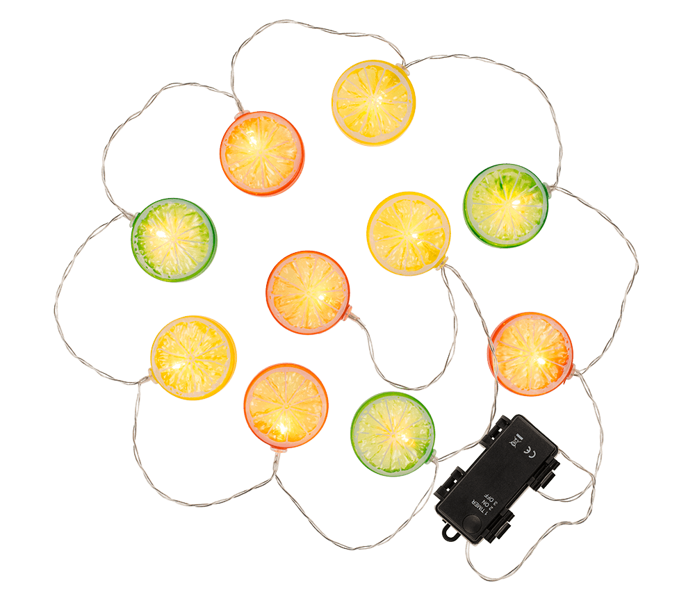 Llight chain Fruits, with 12 LED,