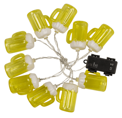 Llight chain, Beer mug, with 10 LED,
