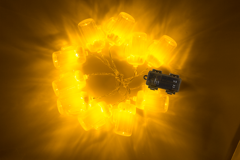 Llight chain, Beer mug, with 10 LED,