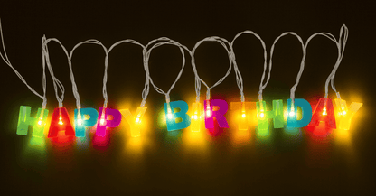Fairy lights LED "Happy Birthday", L: 1,70 m.,