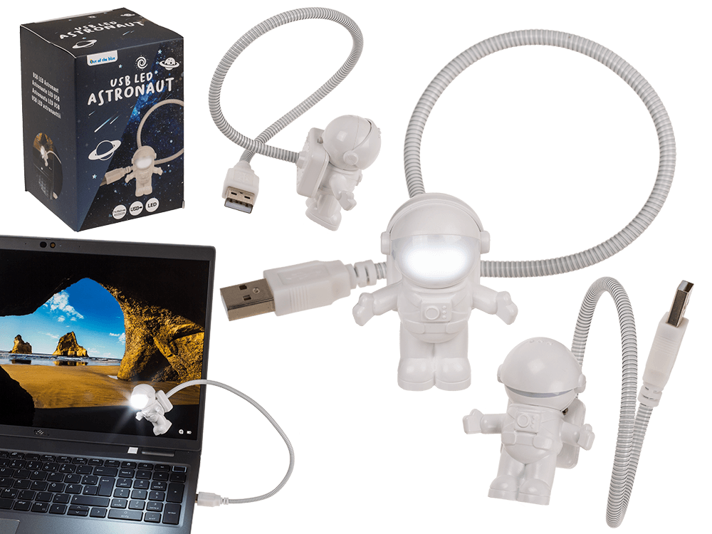 USB LED Astronaut, ca. 7 x 33,5 cm, with USB cable