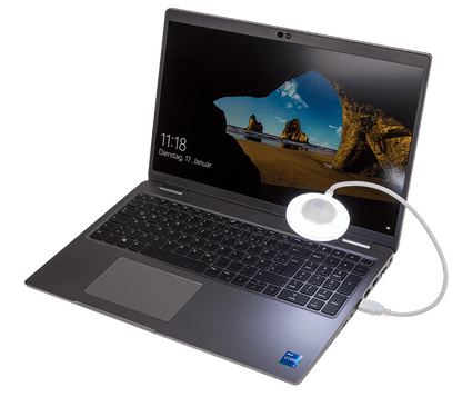 USB LED UFO, ca. 6,5 x 33 cm, with USB cable;