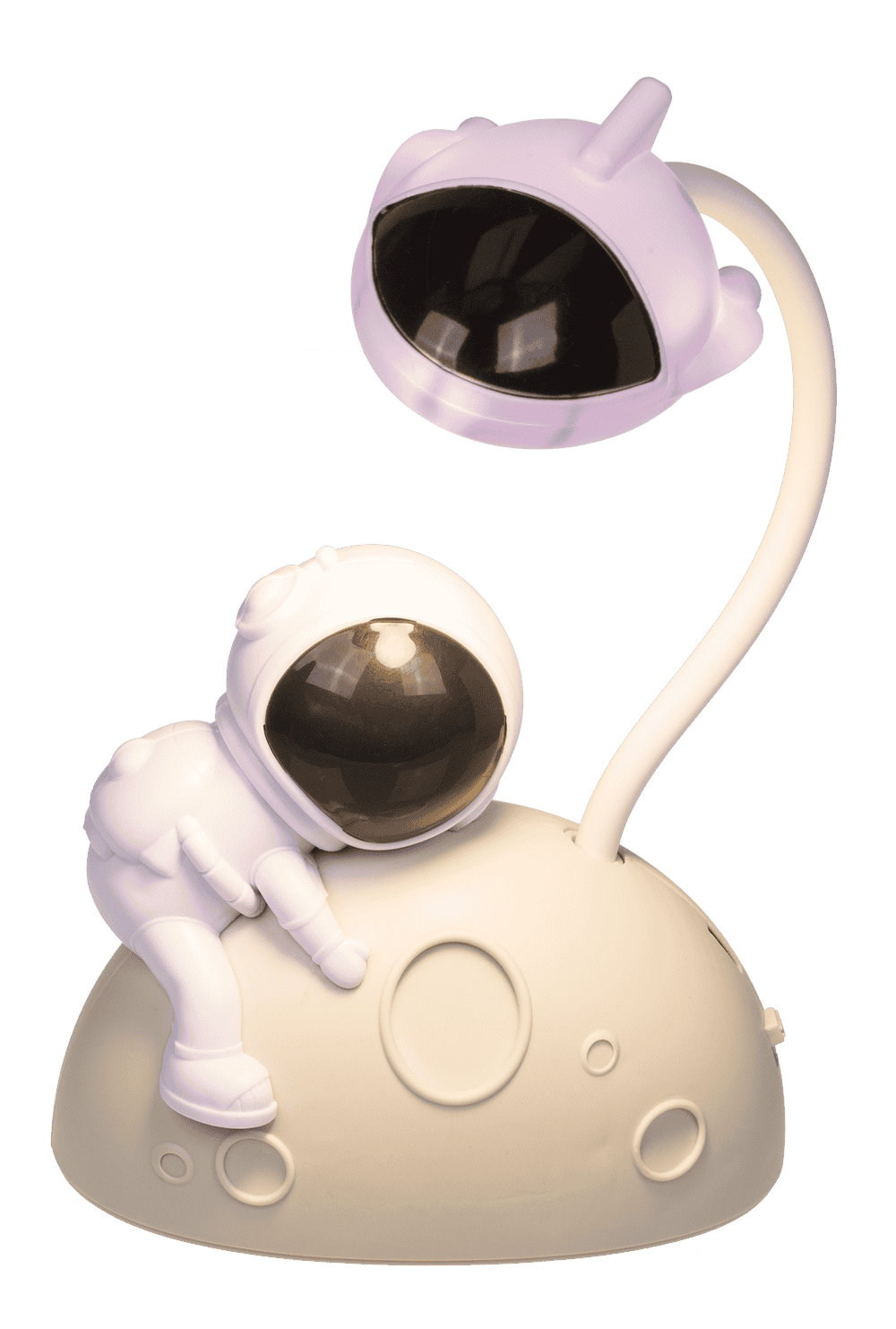 LED desk lamp, astronaut (man on the moon),